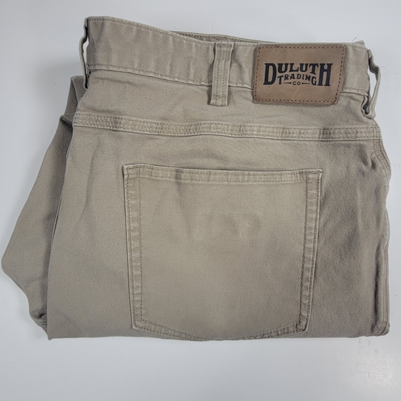 Duluth Trading Co Flex Fire Hose Pants Mens 42×32 Khaki - Barely Worn D2 - Picture 7 of 7